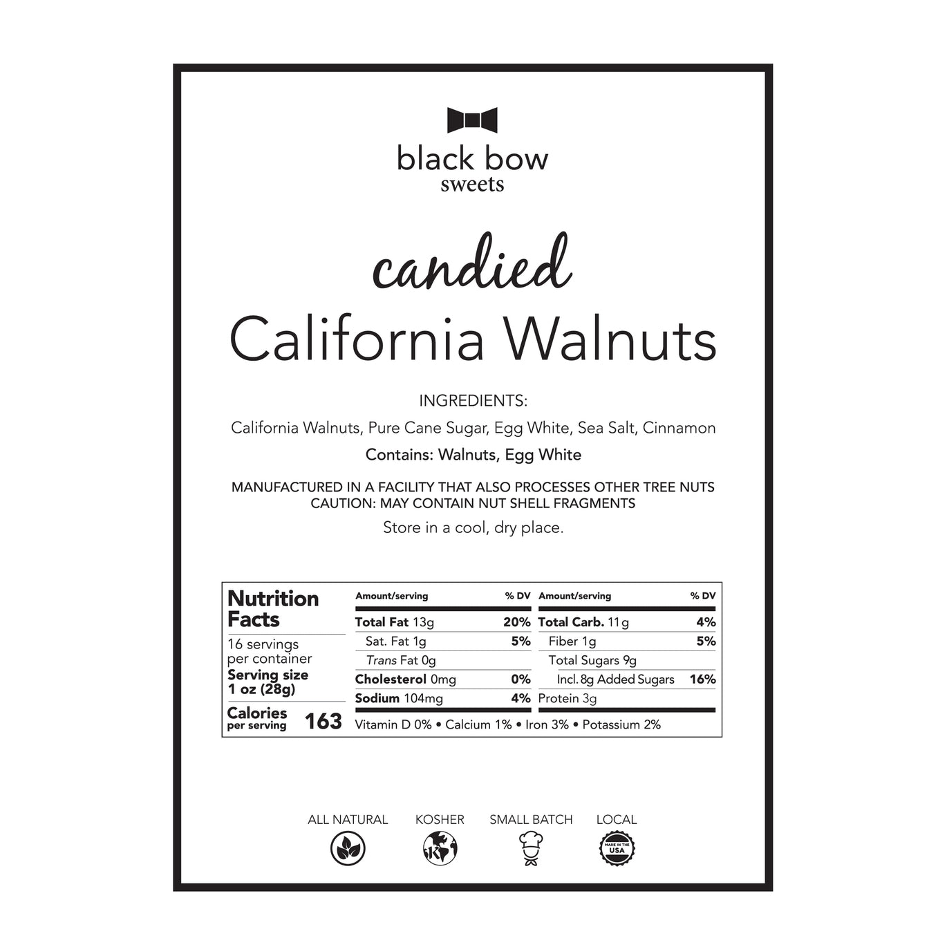 Candied California Walnuts