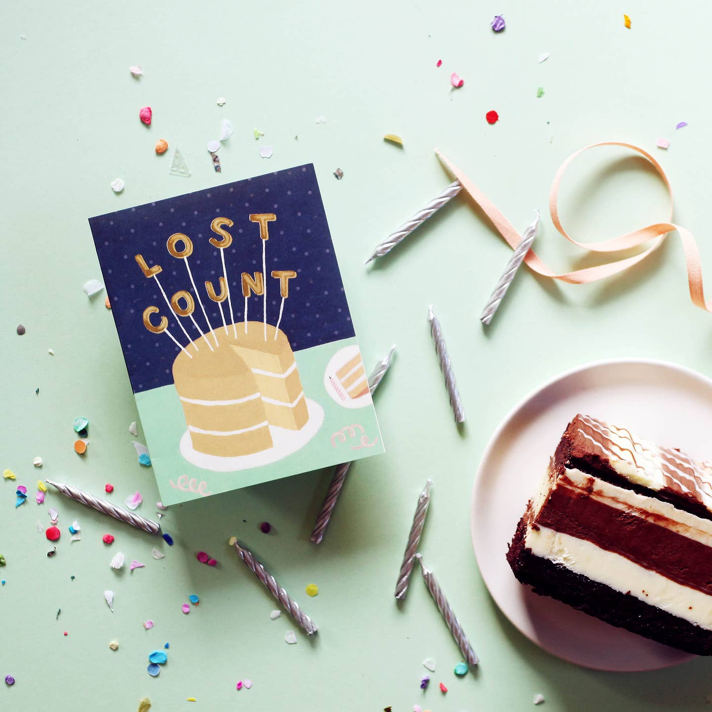 Lost Count Happy Birthday Card