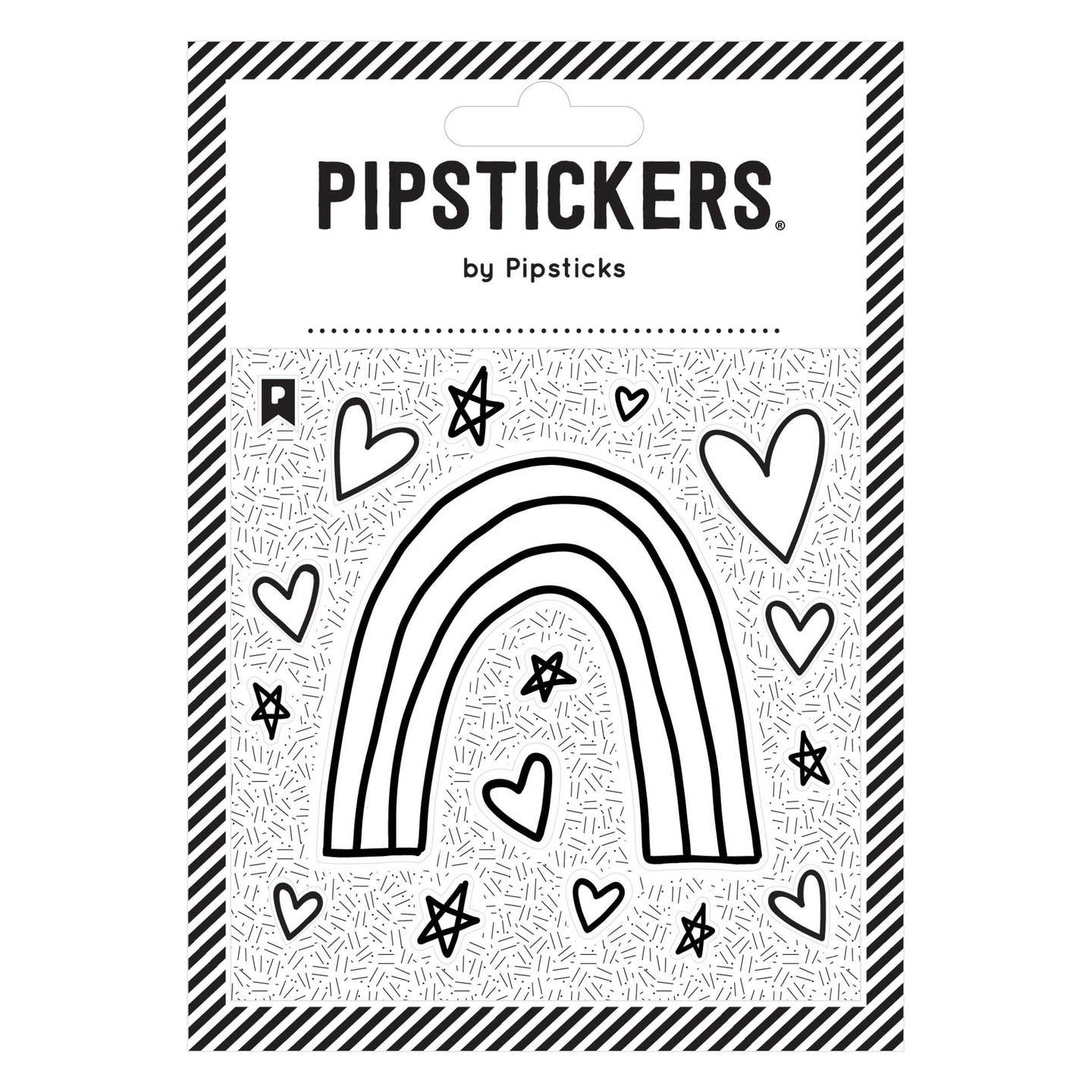 Color-In Rainbow Stickers