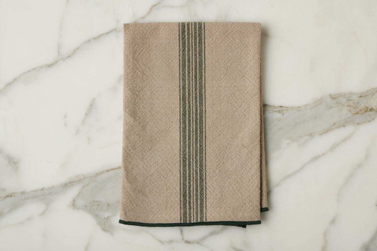 Vintage Stripe Dinner Napkins
