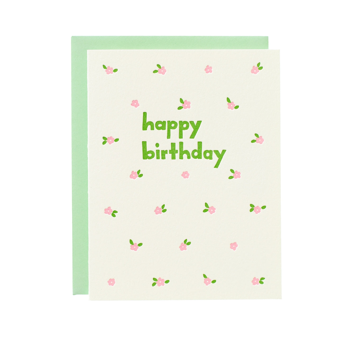Mini Floral Birthday Greeting Card