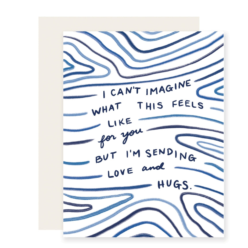 Can't Imagine Sympathy Card