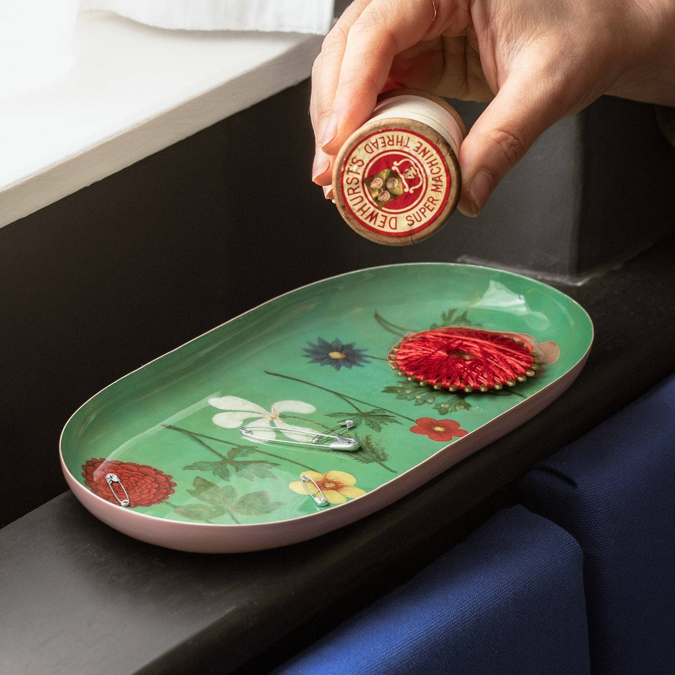 Festival of Flowers Oval Tray