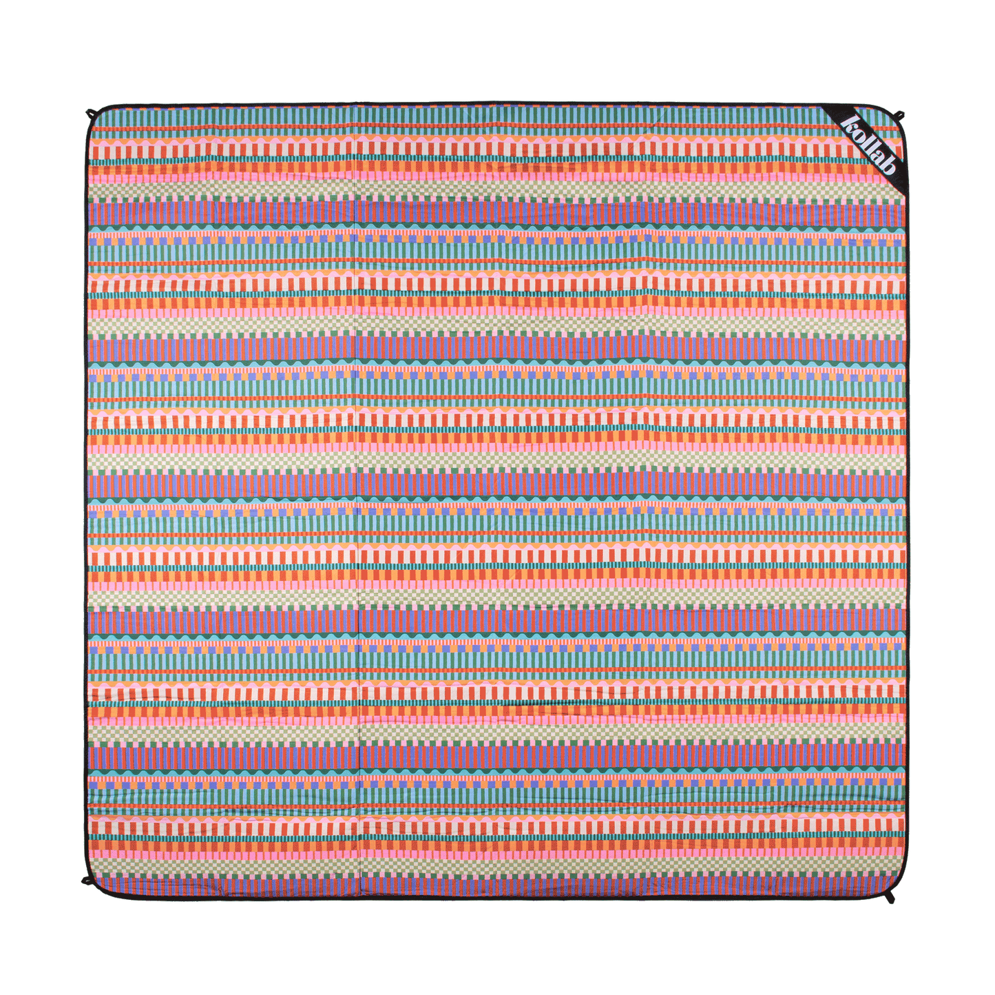 Blocks and Stripe Picnic Mat