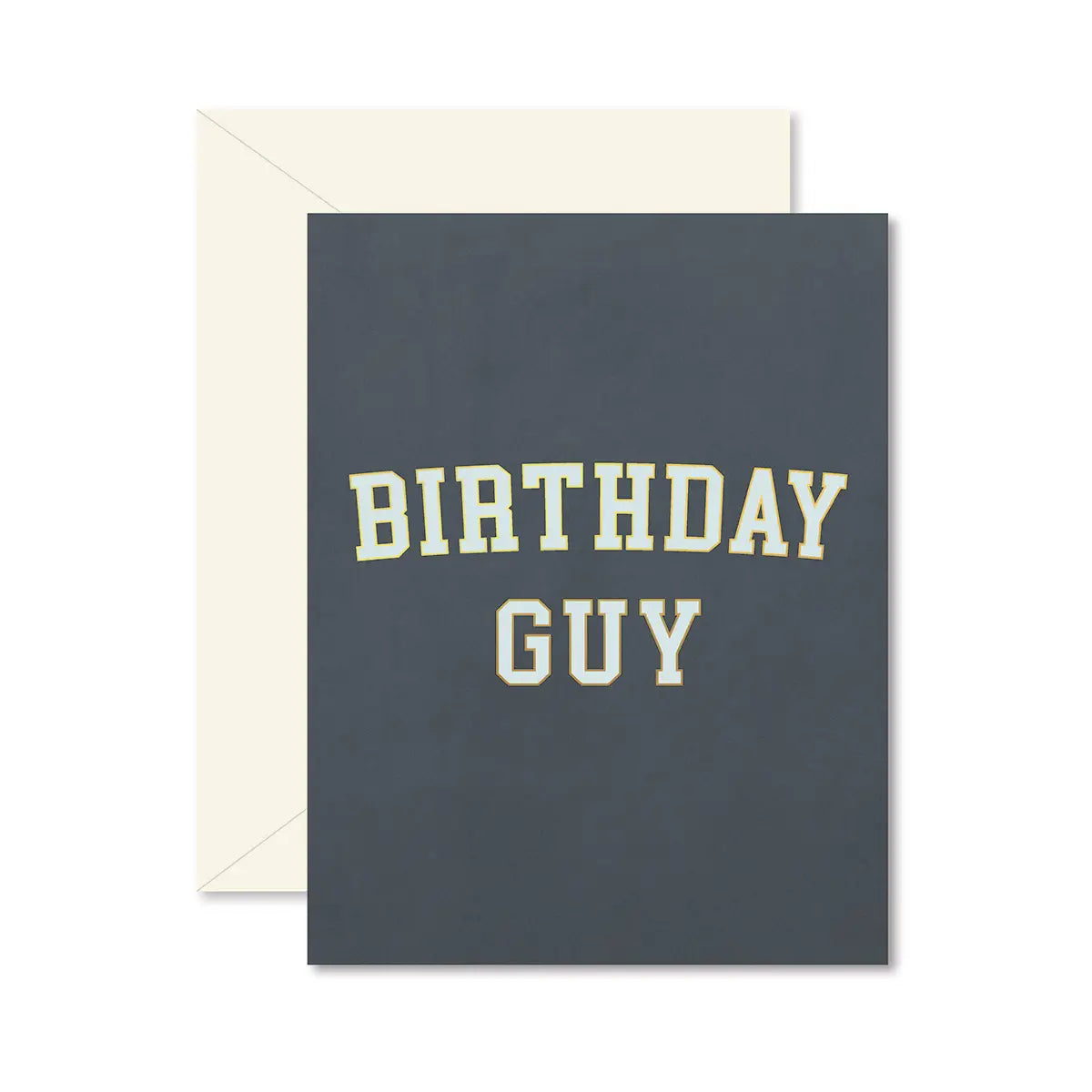 Birthday Guy University Card