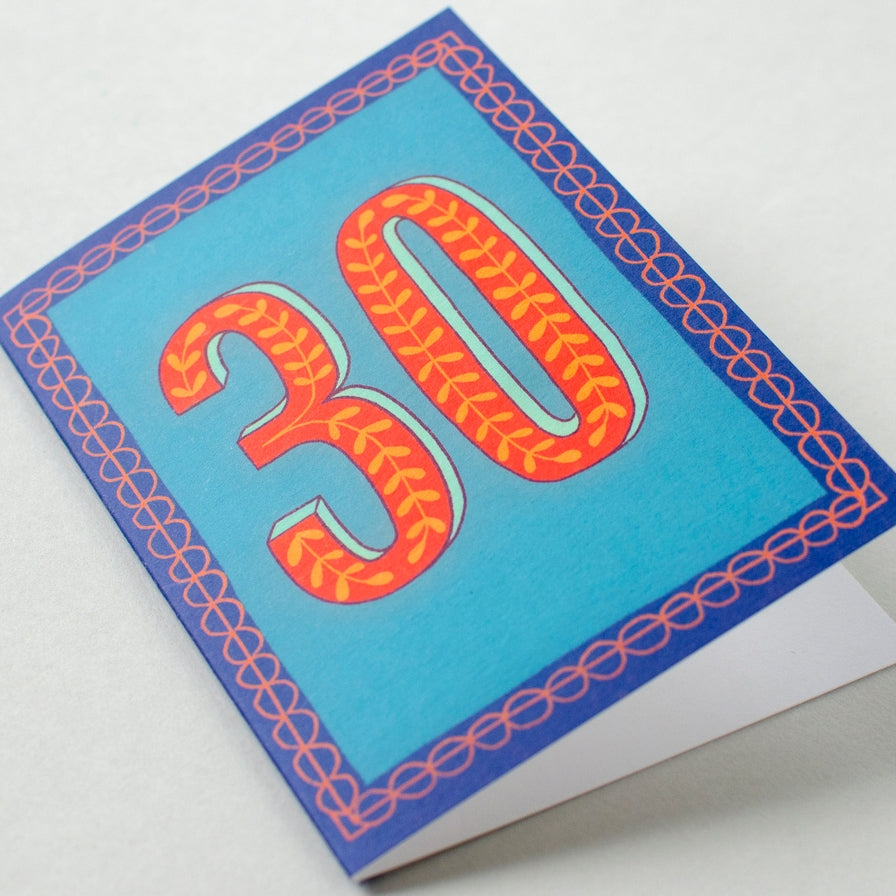 Happy 30th Birthday Card