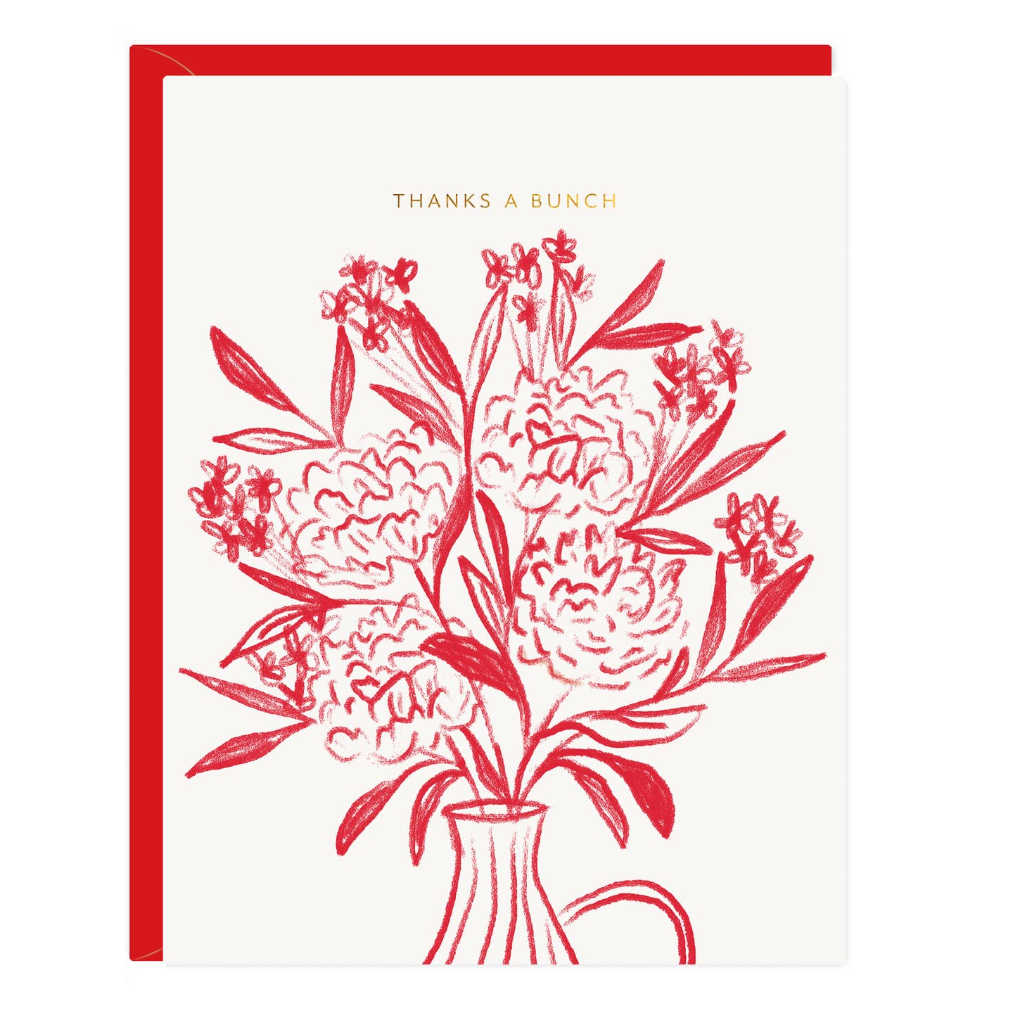 Thanks A Bunch Bouquet Card