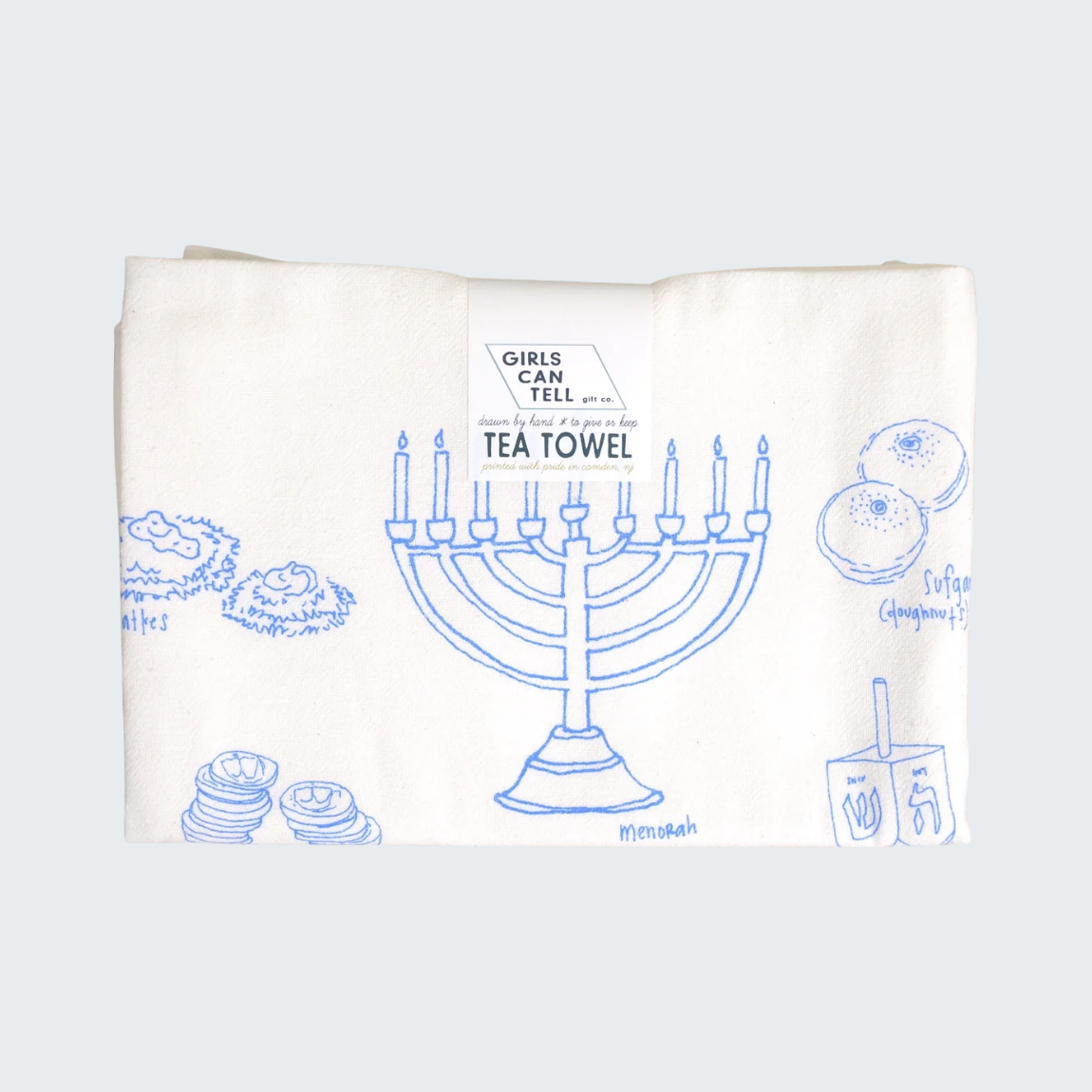 Hanukkah Tea Towel