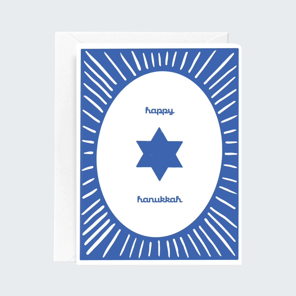 Happy Hanukkah Star Card