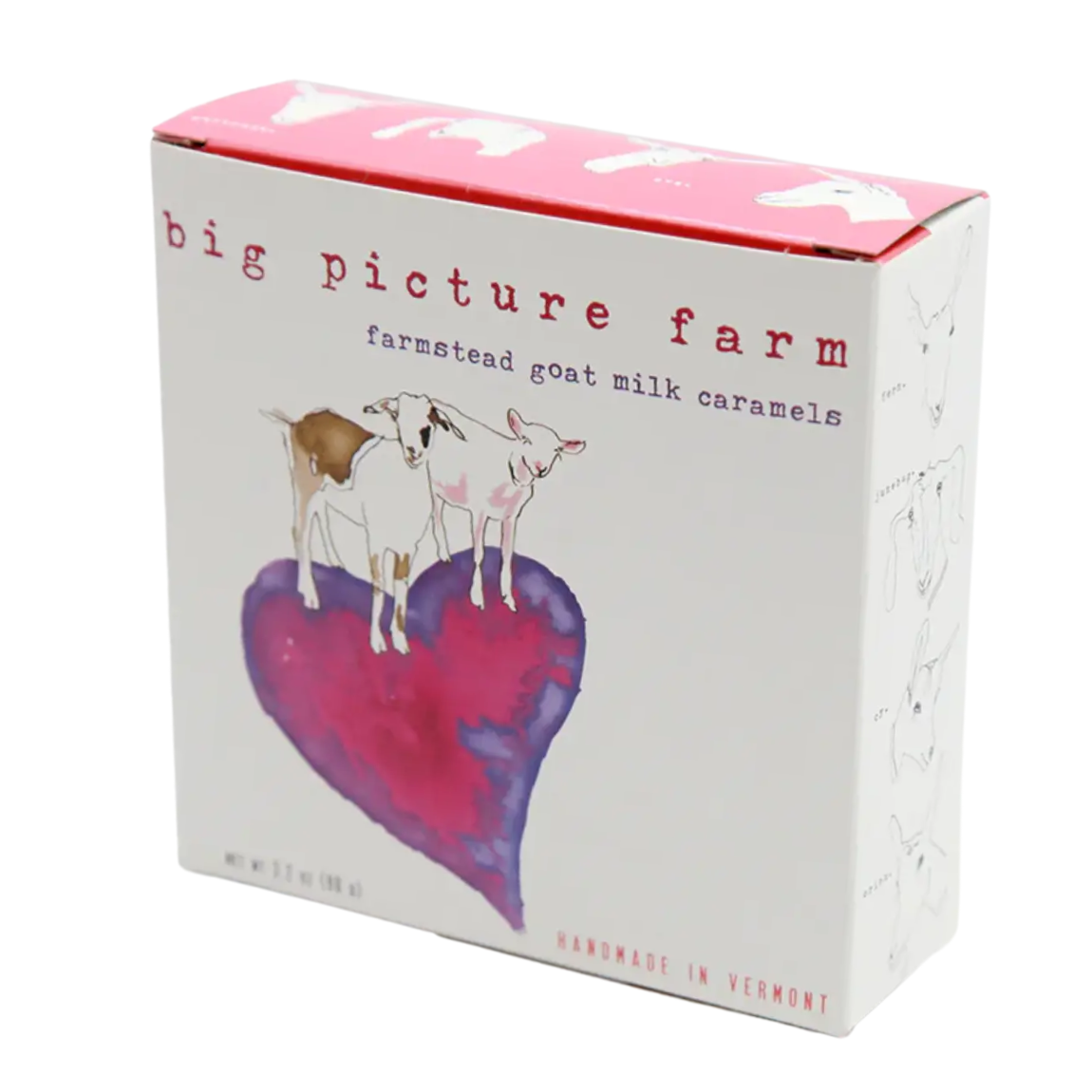 Heart Goat Milk Caramel Box