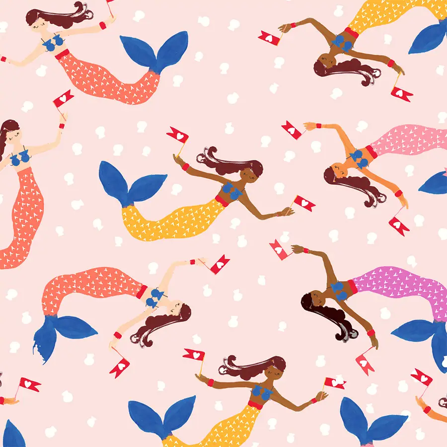 Mermaids Gift Wrap