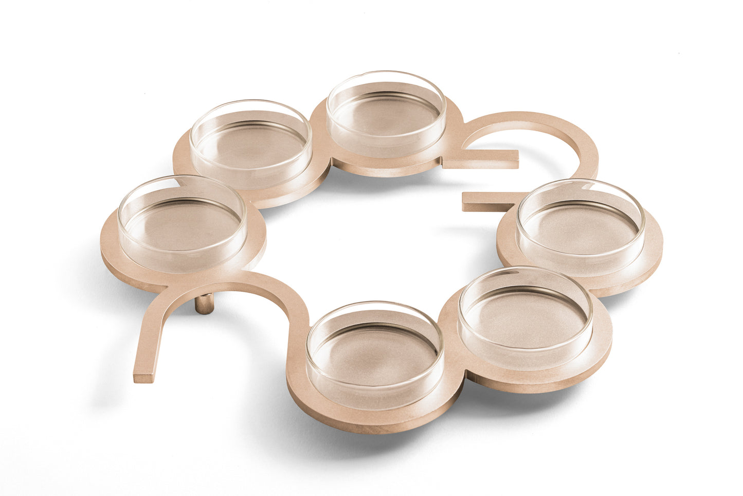 Modern Round Seder Plate