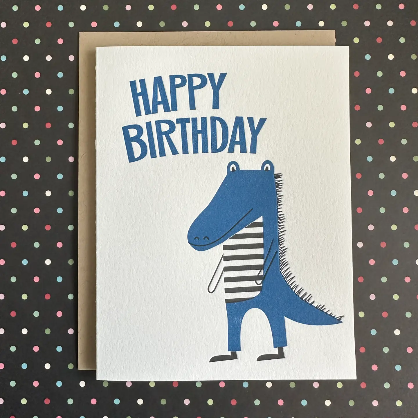 Happy Birthday Alligator Card
