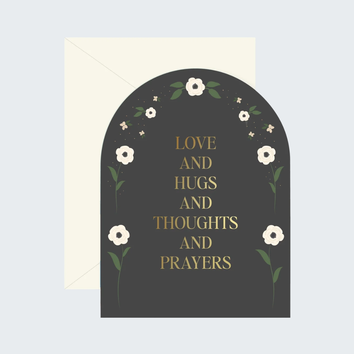 Love and Prayers Arch Sympathy Card