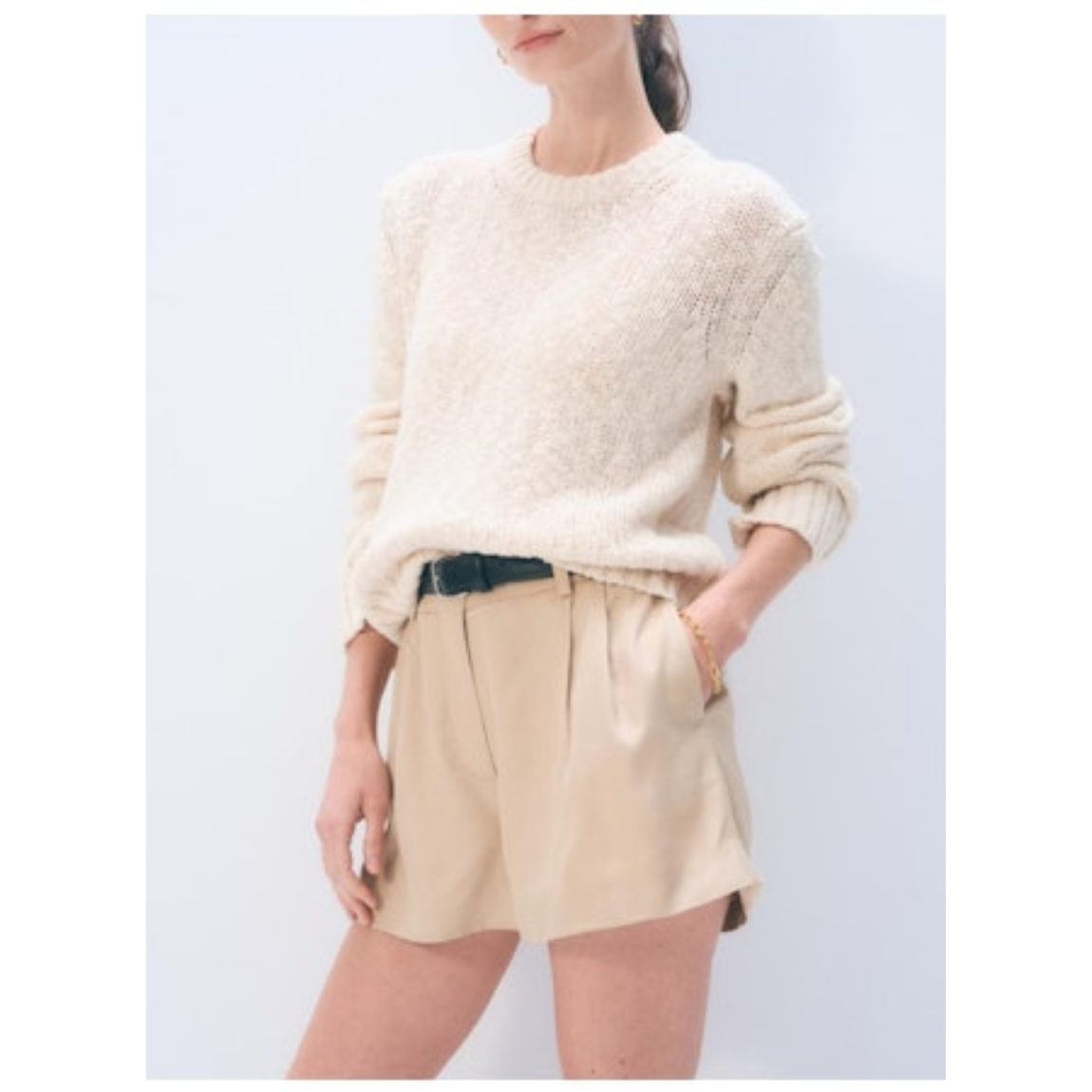 Marled Crewneck Sweater