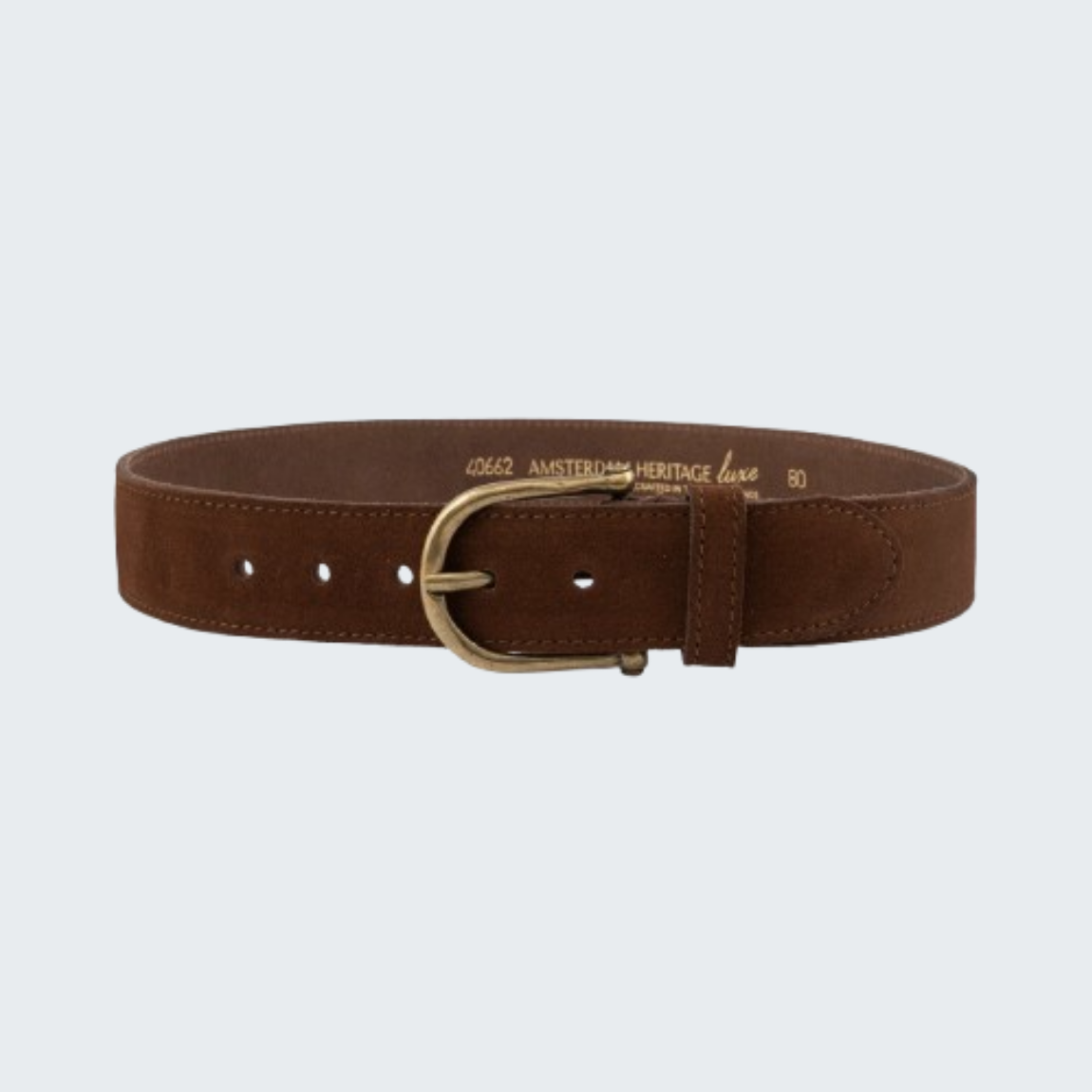 Roan Suede Leather Belt
