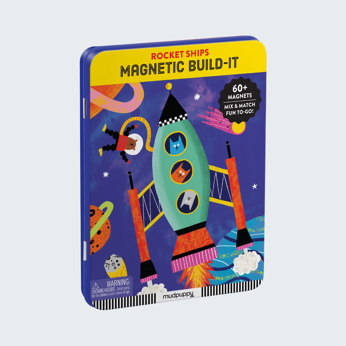 Rocket Ships Magnetic Build-It