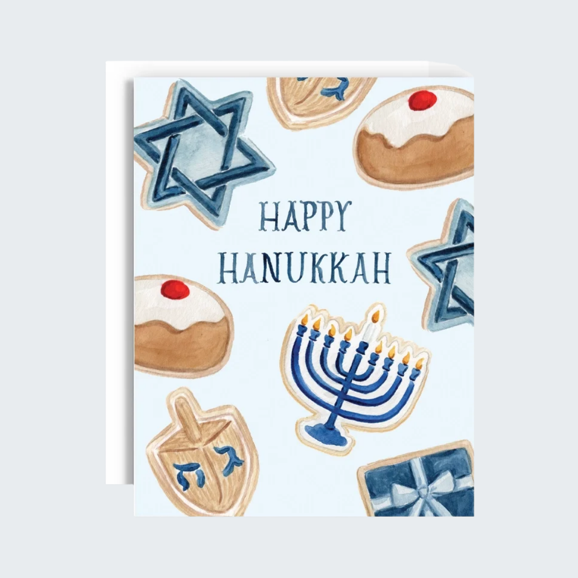 Sugar Cookies Happy Hanukkah Card