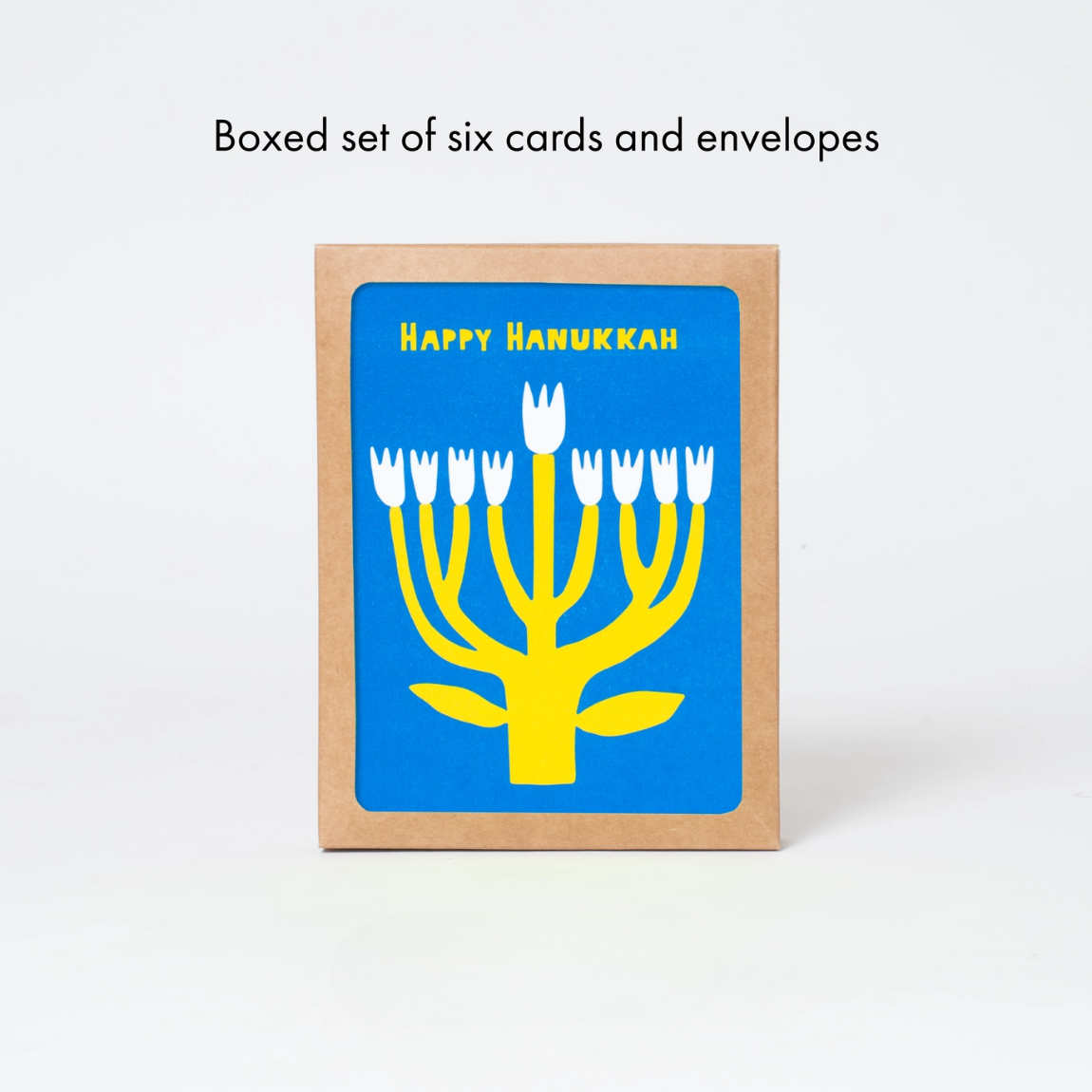 Suzy Ultman Flower Menorah Hanukkah Boxed Card Set