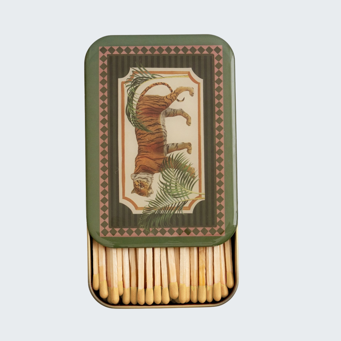 Tiger Matches in Tin