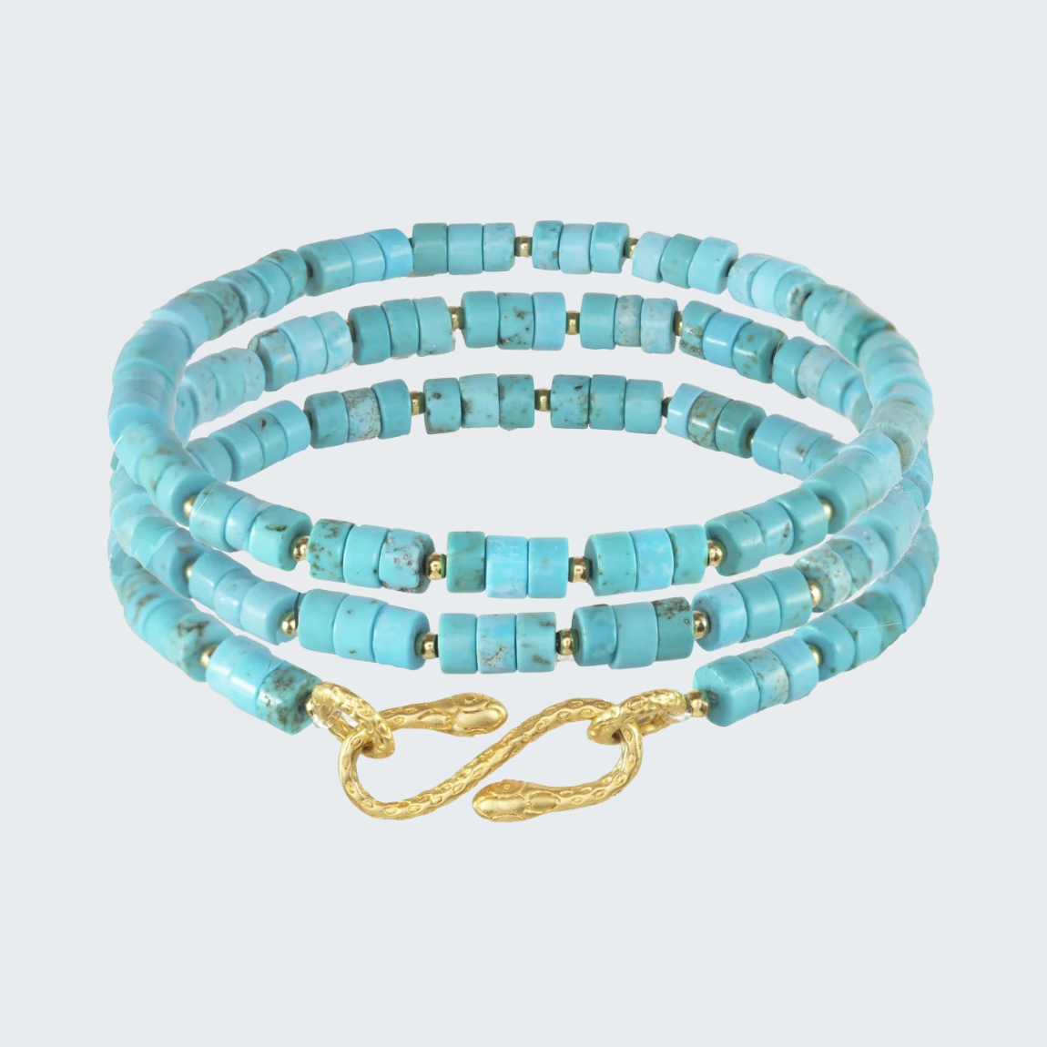Turquoise Snake Connector Bracelet