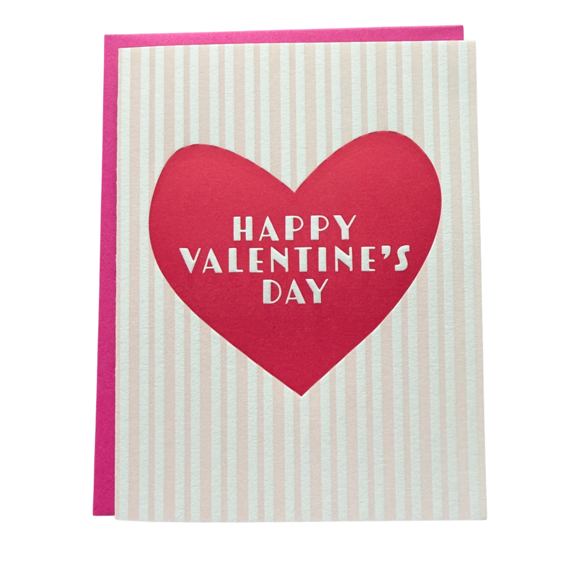 Valentine's Day Big Heart Card