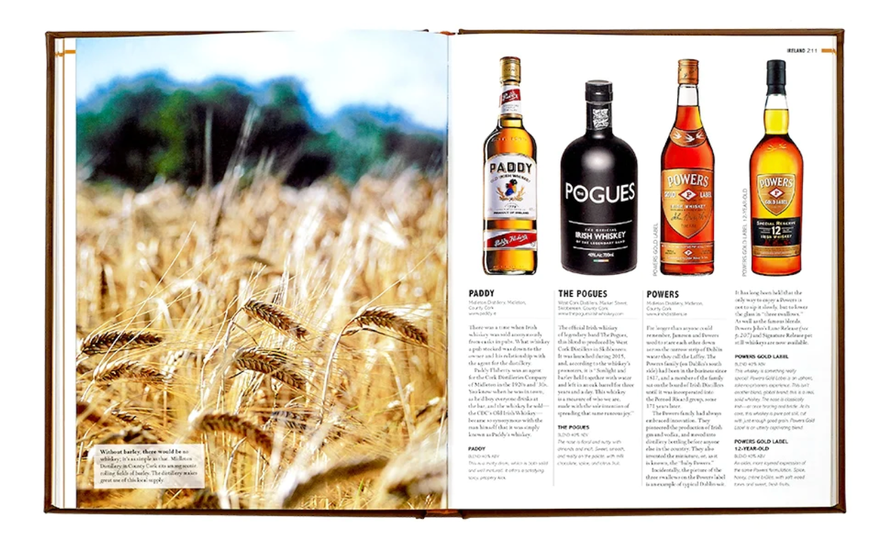 World Whiskey - Leather Bound