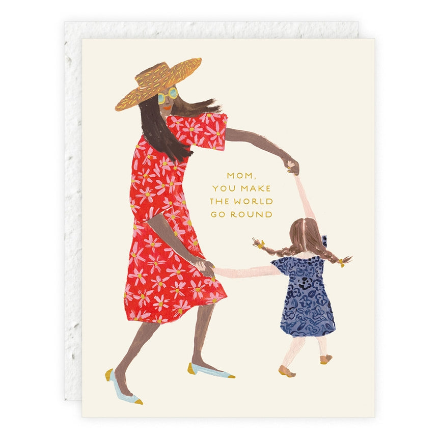 Plantable Card - Mom and Daughter