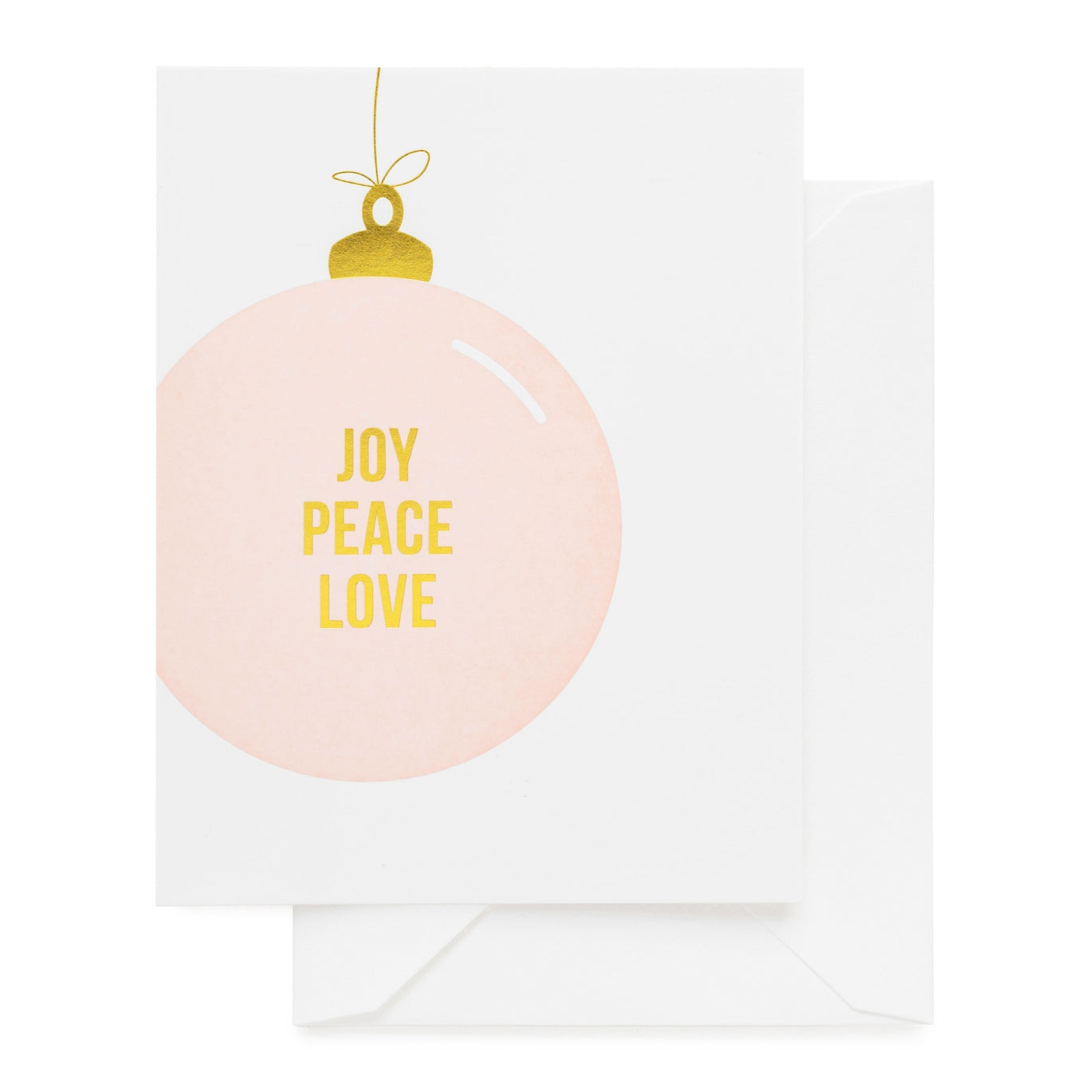 Joy Peace Love Card