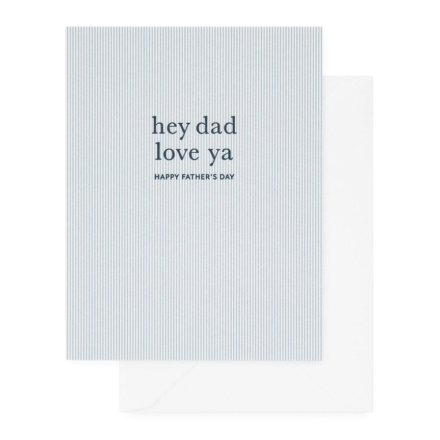 Hey Dad Love Ya Card