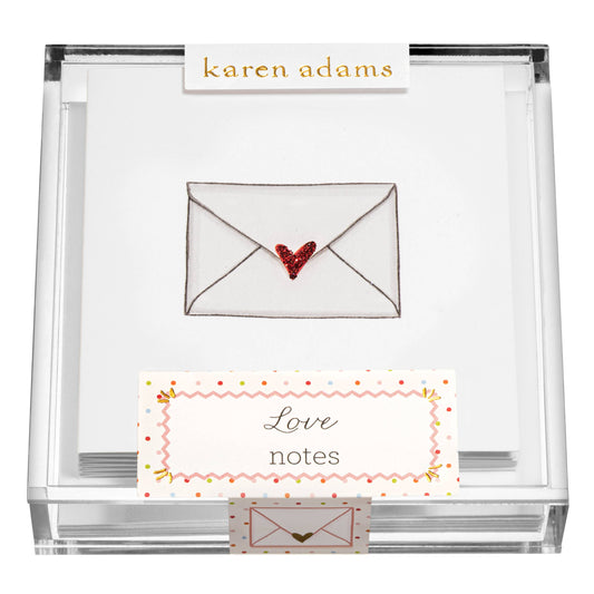 Love Notes Enclosure Cards in Acrylic Box