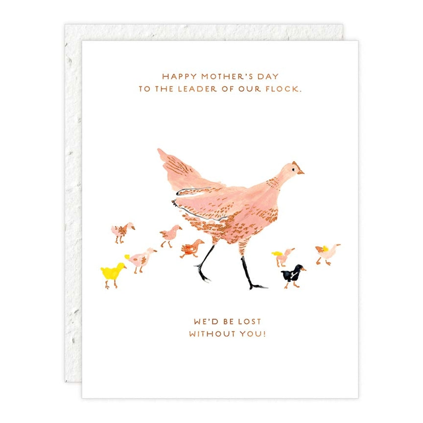 Plantable Card - Mother Hen