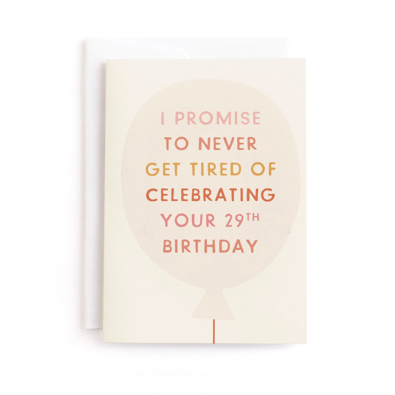 29 Forever Birthday Card