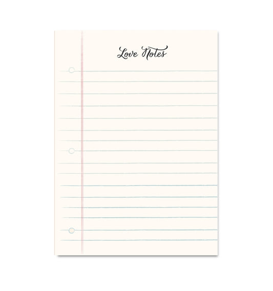 Love Notes Notepad