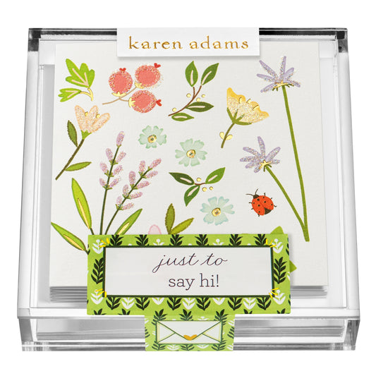 Garden Enclosure Cards in Acrylic Box