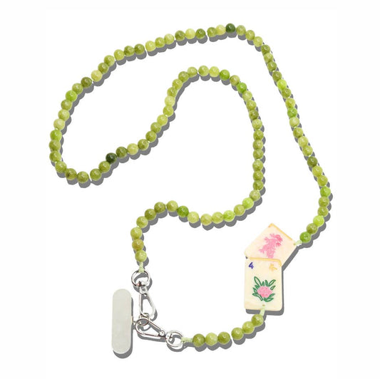 Flower Mahjong Crossbody Phone Chain