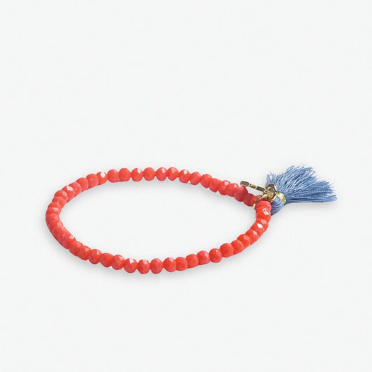 Patsy Stretch Bracelet with Tassel