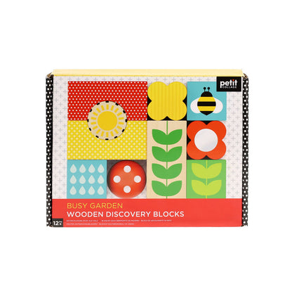 Busy Garden Wooden Discovery Blocks