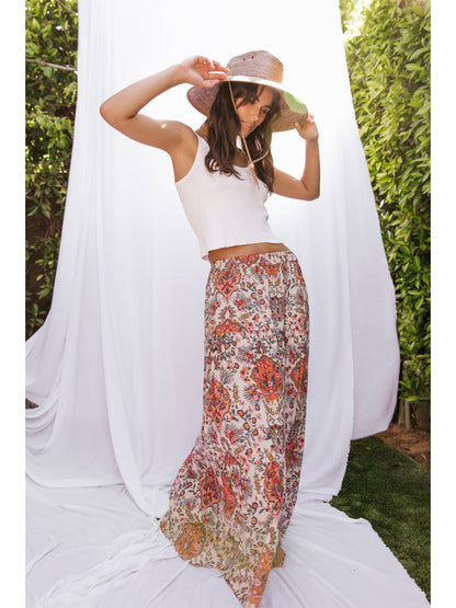 Adil Tiered Maxi Skirt