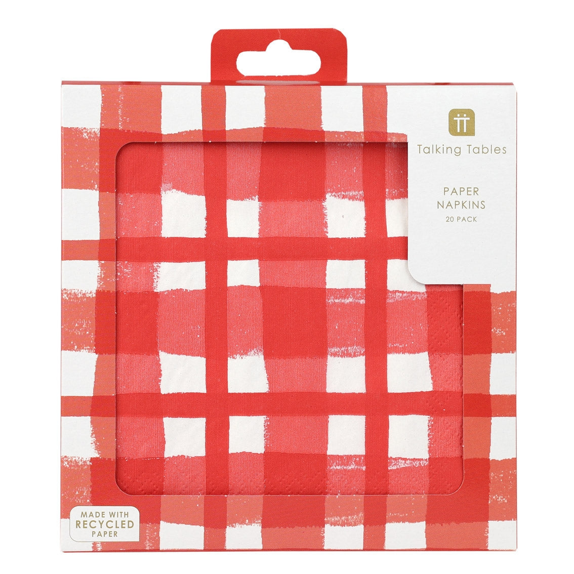 Red & White Check Napkins