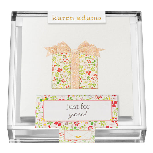 Gift Enclosure Cards in Acrylic Box