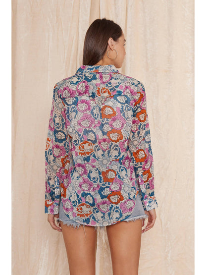 Oil Paint Button Down