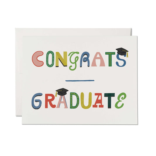 Graduate Typography Card