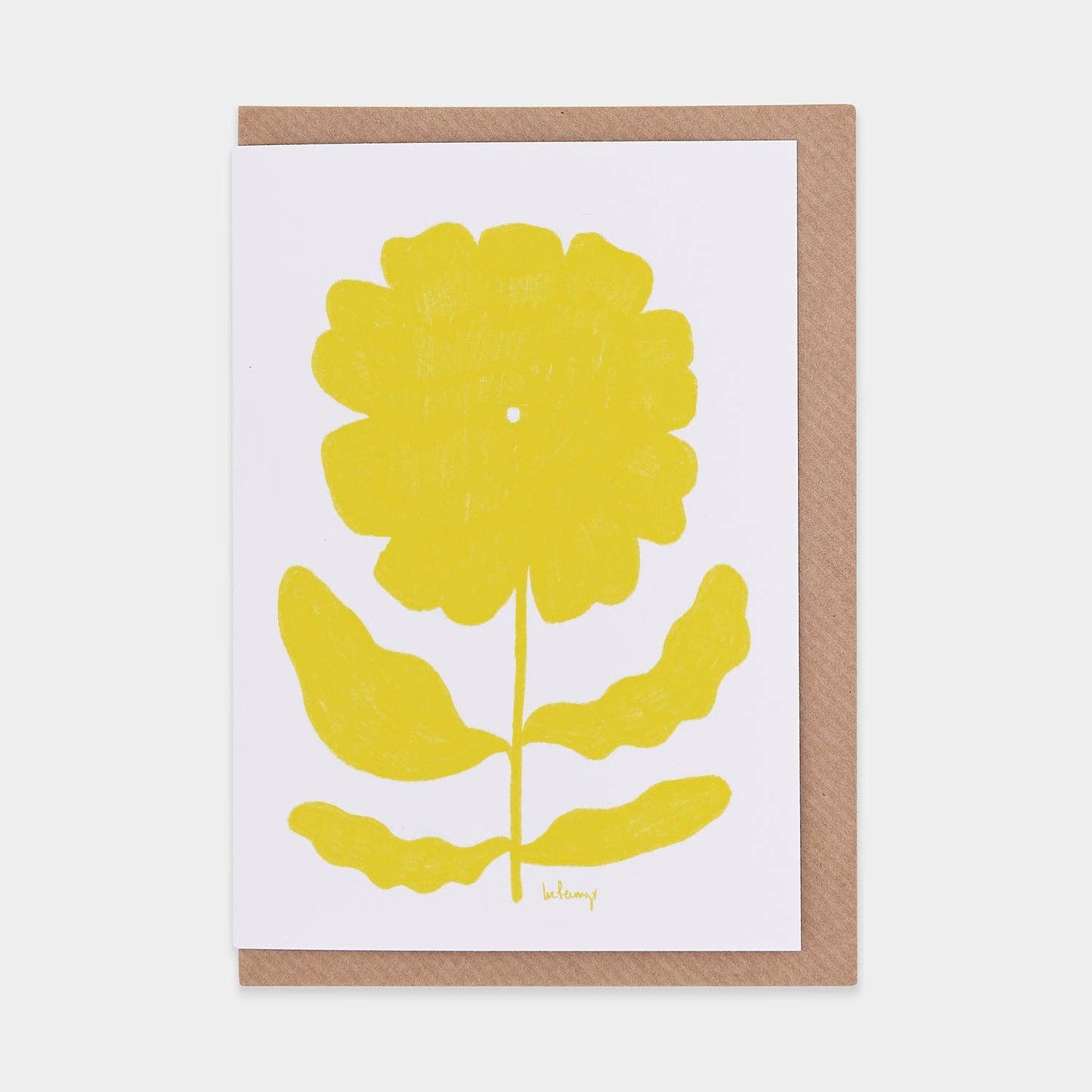 Yellow Hug Card