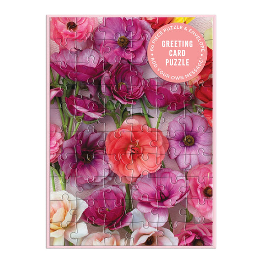 Flowers Greeting Card Puzzle