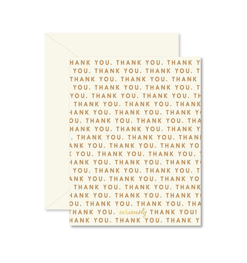 Repeating Thank You Card