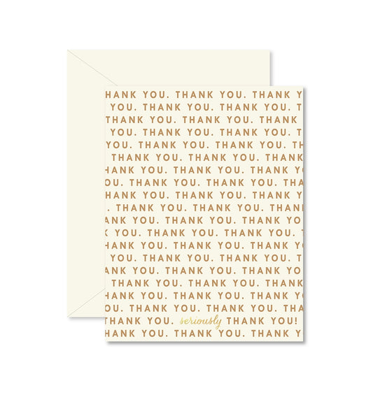 Repeating Thank You Card