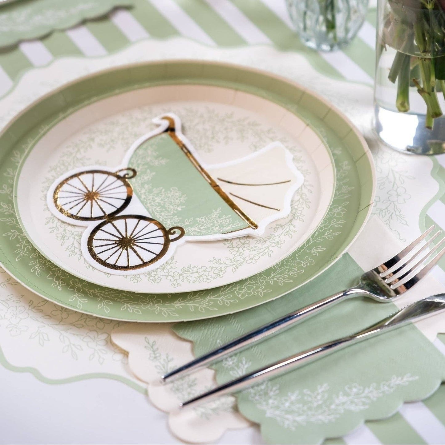 Floral Elegance Guest Towels