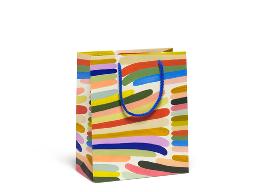 Rainbow Stripes Medium Gift Bag