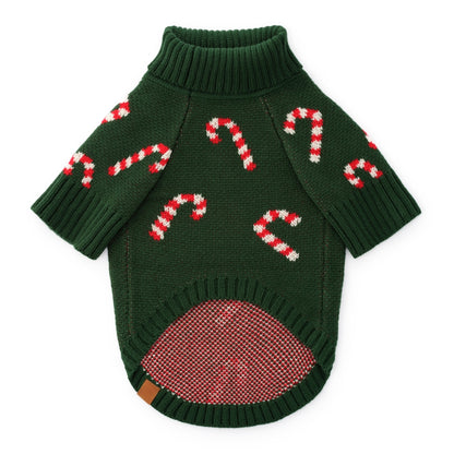 Candy Canes Dog Sweater